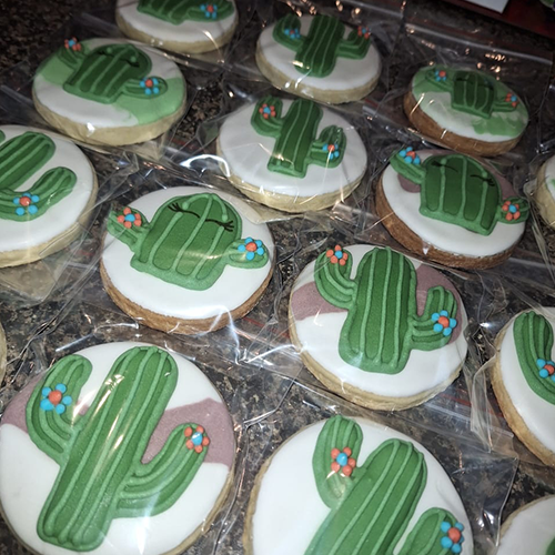 Cactus Cookies handmade creation