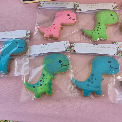 Dinosaur Cookies handmade creation